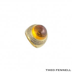 Theo Fennell Diamond and Amethyst Dress Ring